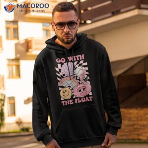 go with the float flamingo pool summer vacation shirt hoodie 2