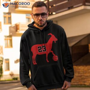 goat 23 shirt hoodie for kids funny basketball hoodie 2