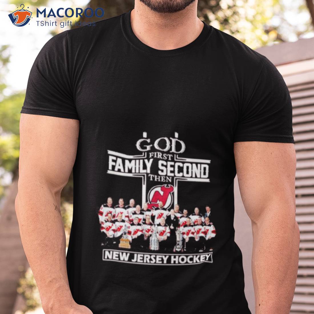 God First Family Second Then New Jersey Devils Hockey 2023 Shirt