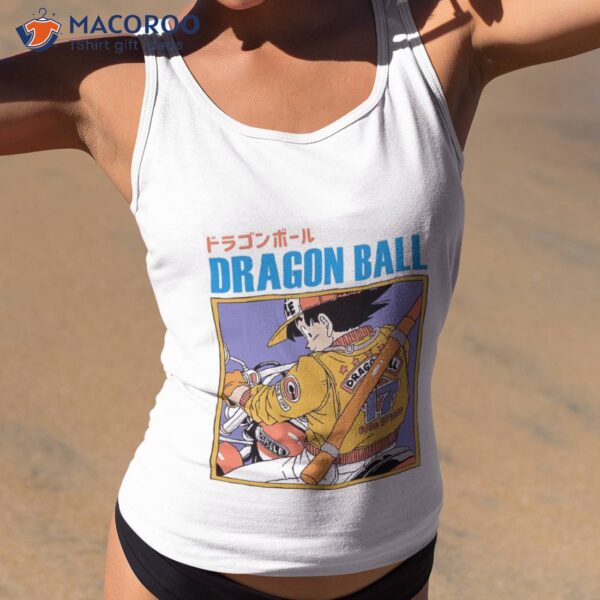 Goku Riding A Motocycle – Dragon Ball Shirt