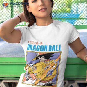 goku riding a motocycle dragon ball shirt tshirt 1