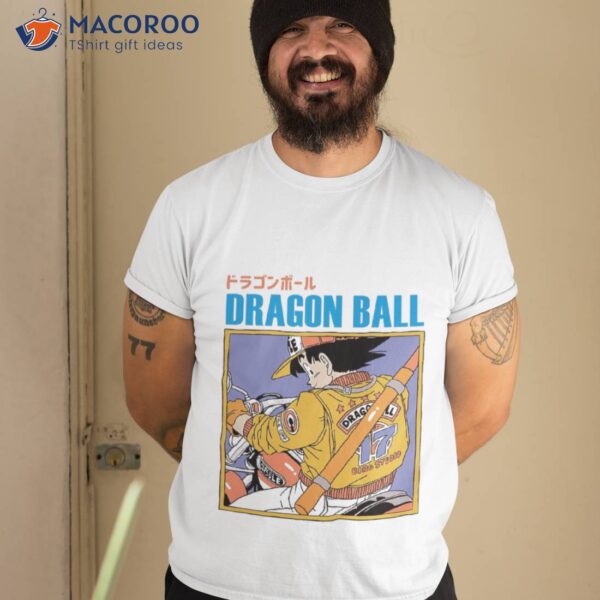 Goku Riding A Motocycle – Dragon Ball Shirt