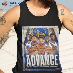 golden state warriors advance to the western conference semifinals playoffs 2023 t shirt tank top 3