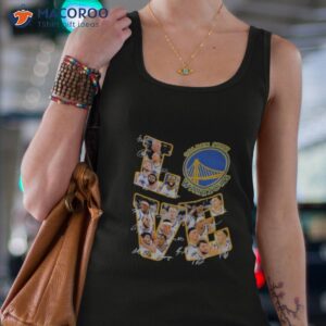 golden state warriors players love fans 2023 signatures shirt tank top 4