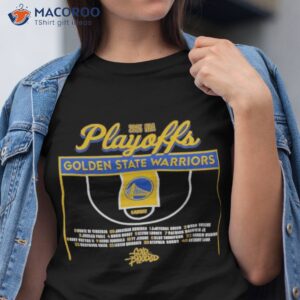 golden state warriors stadium essentials 2023 nba playoffs roste t shirt tshirt