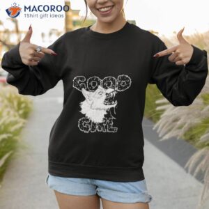 good girl black womens flowy muscle shirt sweatshirt 1