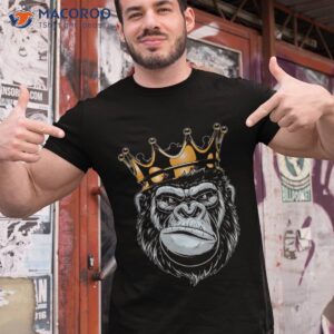 gorilla king shirt alpha funny ape wildlife shirt tshirt 1