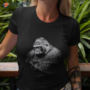 Gorilla Potrait, Silver Back Artwork, Gorila Monkey Shirt