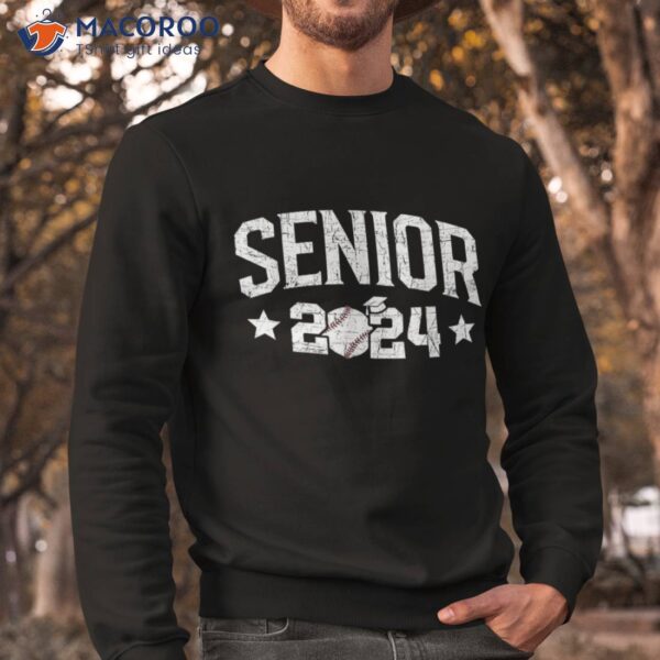 Graduation Baseball Senior 2024 Graduate Class Of Grad Shirt