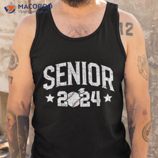 Graduation Baseball Senior 2024 Graduate Class Of Grad Shirt