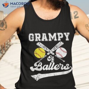 grampy of ballers softball baseball player father s day shirt tank top 3