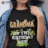 Grandma Of The Birthday Boy Zoo Theme Animal Party Shirt