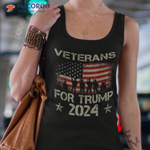 grandpa veterans for trump 2024 american flag 4th of july shirt tank top 4