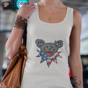 grateful dead patriot bear head independence 2023 shirt tank top 4