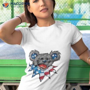 grateful dead patriot bear head independence 2023 shirt tshirt 1