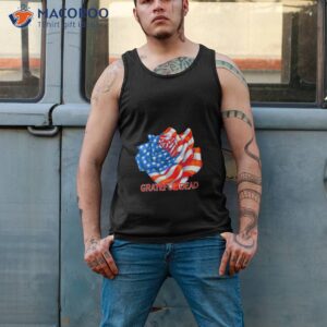 grateful dead rose flag independence 2023 shirt tank top 2