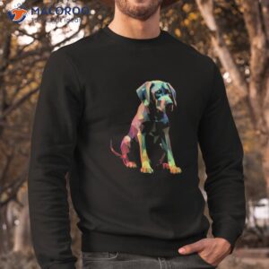 great dane puppy dog pop art shirt sweatshirt