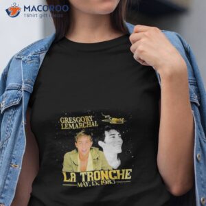 gregory lemarchal la tronche may 13 1983 signature shirt tshirt