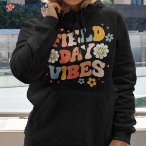 groovy field day 2023 funny vibes teacher boy kids shirt hoodie