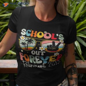 Groovy School’s Out Forever Retiret Teacher Retired 2023 Shirt