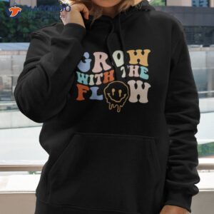 grow with the flow peace hippie shirt hoodie