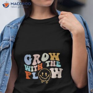 grow with the flow peace hippie shirt tshirt