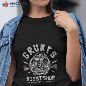 grunts boost shop halo game shirt tshirt