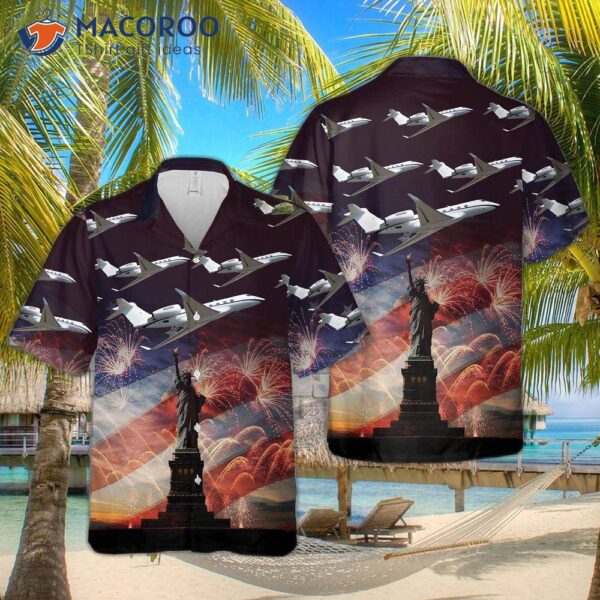 Gulfstream G500, Fourth Of July Hawaiian Shirt