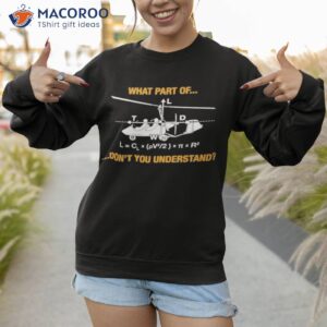 gyrocopter lift equation pilots shirt sweatshirt