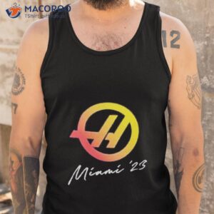 haas miami 2023 team shirt tank top