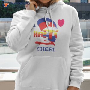 haitian flag i love haiti cheri shirt hoodie 2