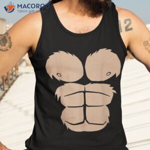 halloween costume funny monkey gorilla chest suit shirt tank top 3