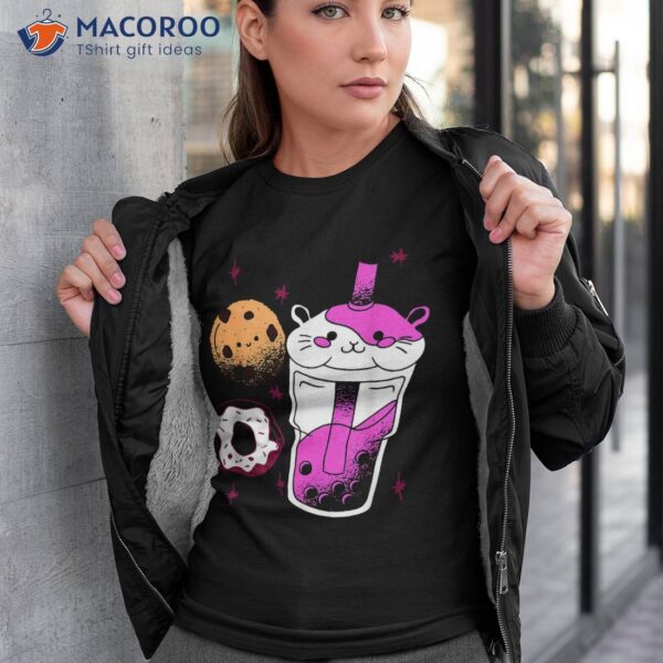 Hamster Boba Tea Bubble Anime Kawaii Neko Love Shirt