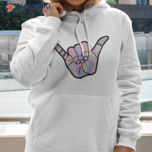 hang loose sign language shirt hoodie