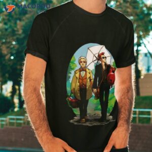 hanging out good omens shirt tshirt