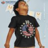 Happy 10 Birthday Year Old Us Flag Basketball Shirt