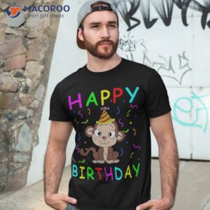 happy birthday children baby monkey shirt tshirt 3