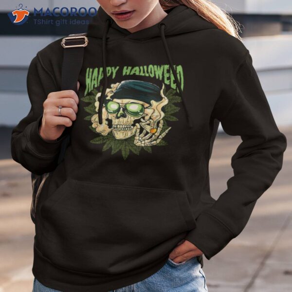 Happy Halloweed Halloween Marijuana Weed Cannabis Pot 420 Shirt