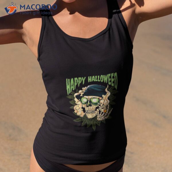 Happy Halloweed Halloween Marijuana Weed Cannabis Pot 420 Shirt