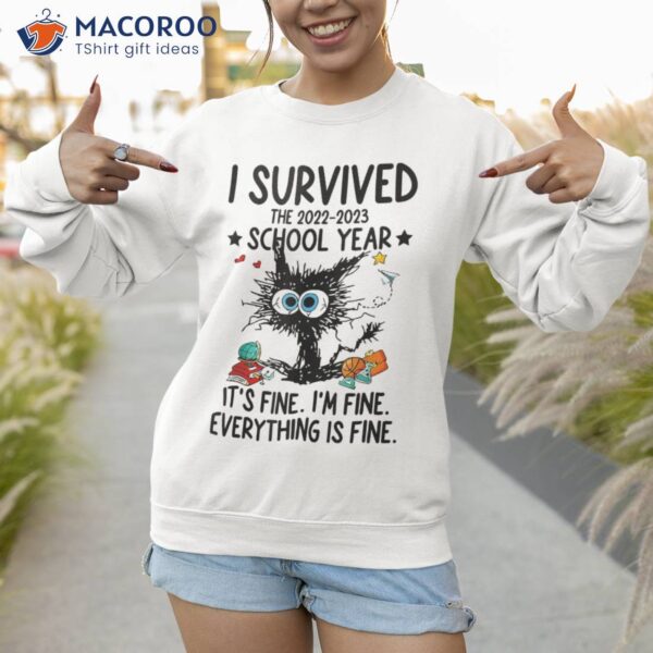 Happy Last Day Of School I Survived 2022-2023 Year Shirt