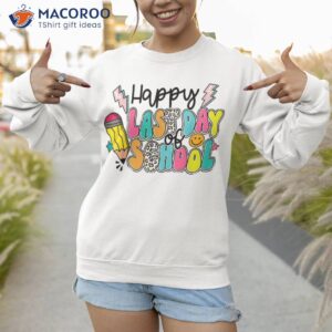 happy last day of school leopard teacher student kids girls shirt sweatshirt 1