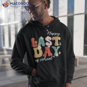 Happy Last Day Of School,teacher Student Graduation Groovy Shirt