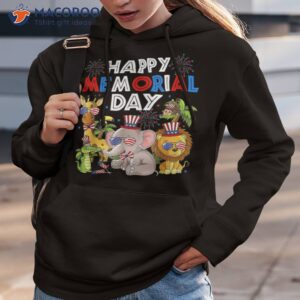 Happy Memorial Day 4th Of July Safari Jungle Animal Lover Shirt