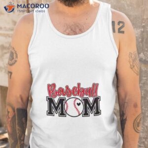 happy mothers day baseball mom shirt tank top