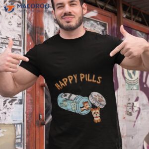 happy pills funny yorkshire terrier dog lover shirt tshirt 1