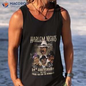 harlem nights 34th anniversary 1989 2023 thank you for the memories signatures shirt tank top
