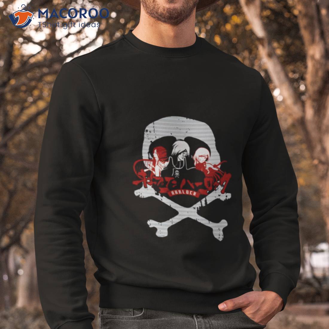 Harlock Skull Red Harlock Shirt Harlock Skull Red Harlock Shirt
