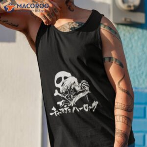 harlock white art space pirate captain harlock shirt tank top 1