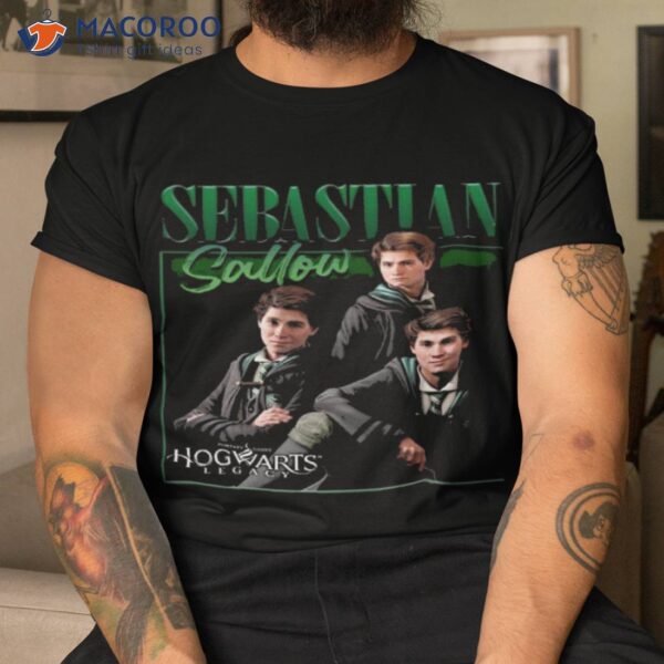Harry Potter Hogwarts Legacy Sebastian Sallow Collage Shirt