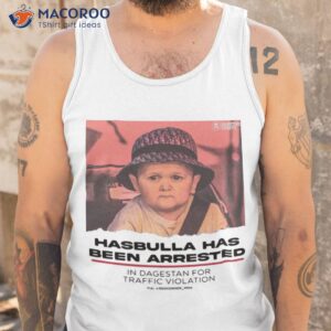 hasbulla has been arrested in dagestan for traffic violation shirt tank top